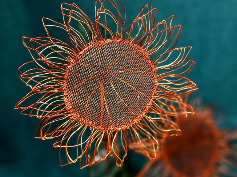 Make a Copper Wire Sunflower