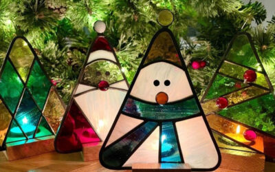 Christmas Tea-Lights in Stained Glass with Jo Munford